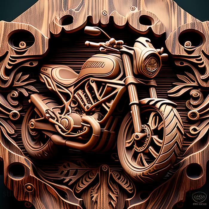 3D model Ducati Scrambler Sixty2 (STL)